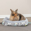Panier pour lapin en peluche