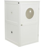 Meuble de toilette pour chat fermée