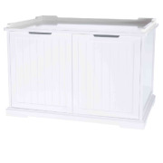 Meuble de toilette pour chat fermé à double porte 75x53 cm