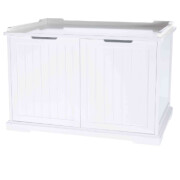 Meuble de toilette pour chat fermée à double porte