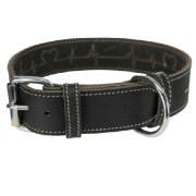 Collier Heartbeat en Cuir gras NOIR