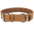 Collier large Heartbeat en Cuir gras MARRON pour chien