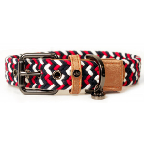 Collier bouledogue Français en corde tressé Imoca pour Chien