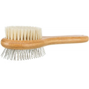 Brosse Double face en Bambou pour chaton