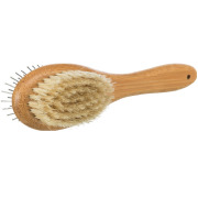 Brosse double face en bambou pour chaton