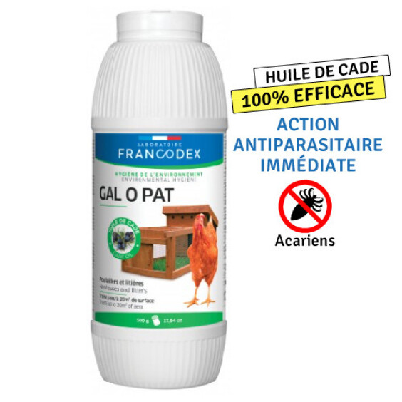 Gal O Pat pour poule 500 g Francodex