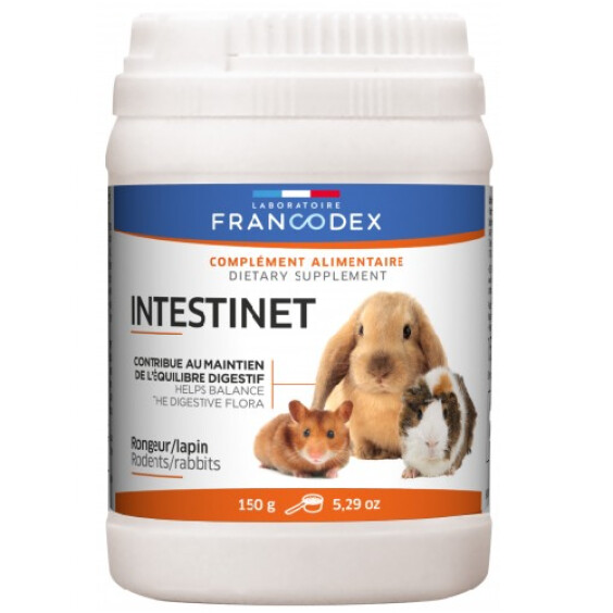 Poudre Intestinet pour Lapin et Rongeurs 10 g Francodex