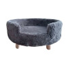 Canapé pour chat et petit chien gris 43x20 cm