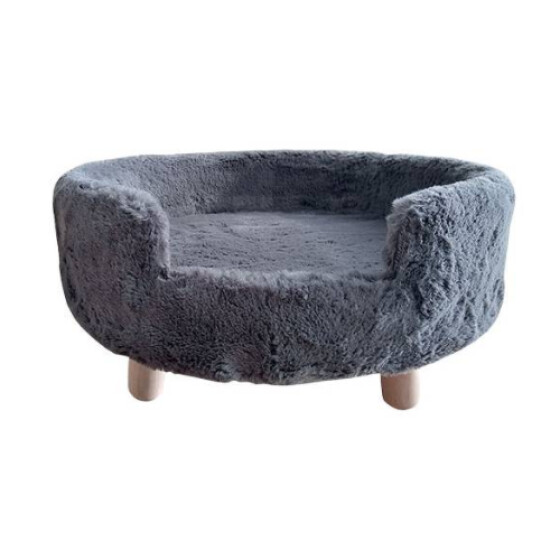 Canapé  Chat design et Petit Chien GRIS