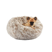 Coussin apaisant chien chat Donut Poilu gris