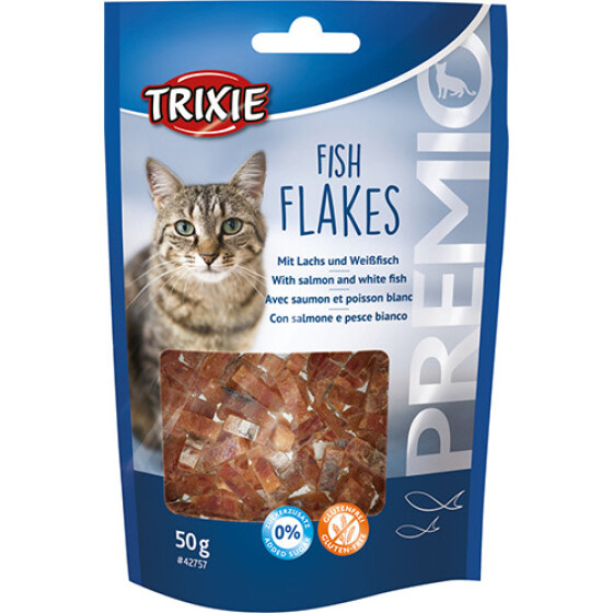 Friandise chat Premio Fish Flakes 