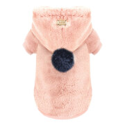 Sweat en fourrure rose IRINA