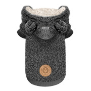 Milk & Pepper Sweat à capuche mouton gris Elliot