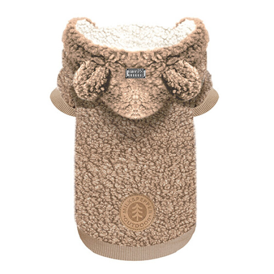 Milk & Pepper Sweat à capuche mouton camel ELLIOT