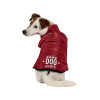 Manteau rouge avec intérieur polaire