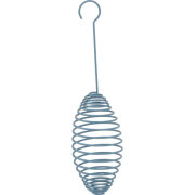 Mangeoire spirale pour boule de graisse gris  