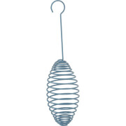 Mangeoire spirale pour boule de graisse gris  