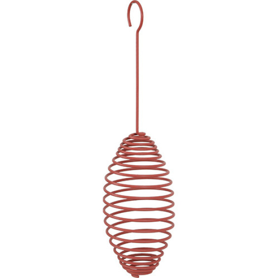 Mangeoire spirale pour boule de graisse rouge