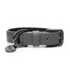 Milk & Pepper pour chien imitation cuir lézard gris Safira