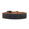 Milk & Pepper Collier en tweed et imitation cuir Archibald