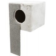 Couchage chat pour étagère avec griffoir 37x70 cm