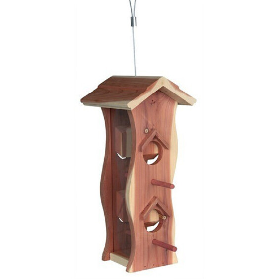 Distributeur de nourriture pour oiseaux du ciel