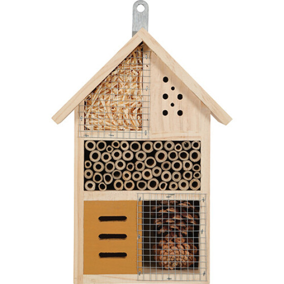 Hôtel à insecte original Small en bois naturel 