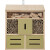 Hôtel à insecte artisanal, géant, en bois naturel 