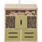 Hôtel à insectes artisanal géant en bois naturel