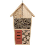 Hôtel à insecte original, géant, en bois naturel 