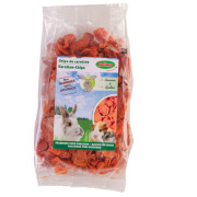 Chips à la carotte pour rongeurs et lapins 100 g Bubimex