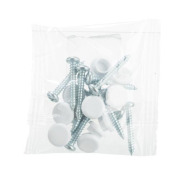 Chatière XXL gros chat 4 positions avec tunnel Blanc