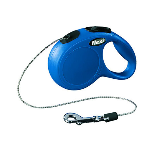 FLEXI laisse chat enrouleur 3 mètres XS bleue