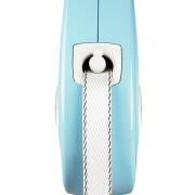 Laisse sangle chiot Bleue