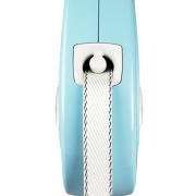 FLEXI Laisse sangle chiot bleue