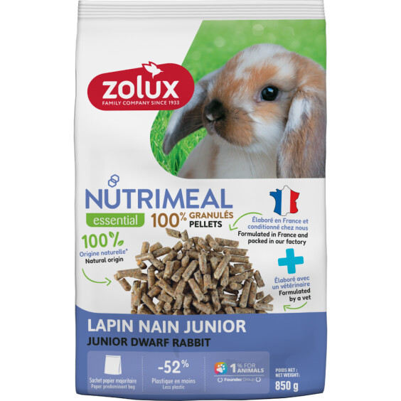 Granulés pour lapin junior