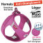 laisse curli stretch comfort M FUSCHIA