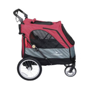Poussette pour chien Safari rouge 112x105 cm