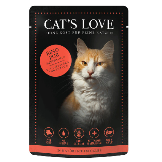 Sachet fraîcheur Cat's Love Bœuf 