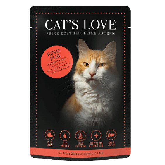 Cat's Love Sachet fraîcheur bœuf 85 g