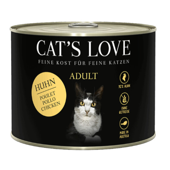 Pâtée Cat's Love pour chat Poulet