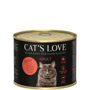 Cat's Love Pâtée pour chat Bœuf pur
