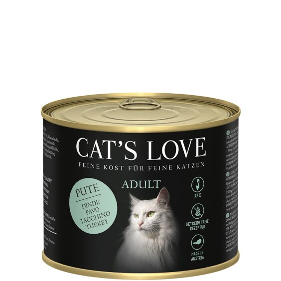 Cat's Love Pâtée Dinde et Huile de saumon