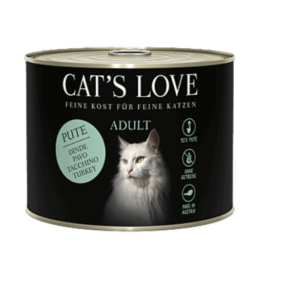 Pâtée Cat's Love Dinde&HuileSaumon