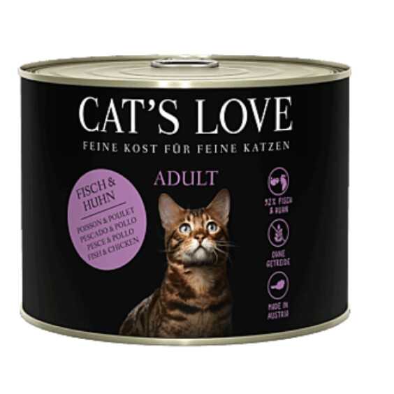 Cat's Love Pâtée Poulet et Poisson