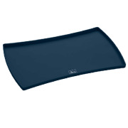 Tapis gamelle Eiby bleu pour chien 48 x 30 cm Hunter