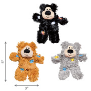 KONG Peluche Softies Patchwork Bear Assorted