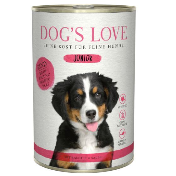 Pâtée Bœuf Dog's Love pour Chiot