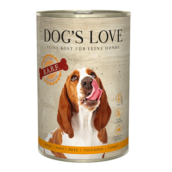 Dog's Love Pâtée BARF Pure Dinde 400 g