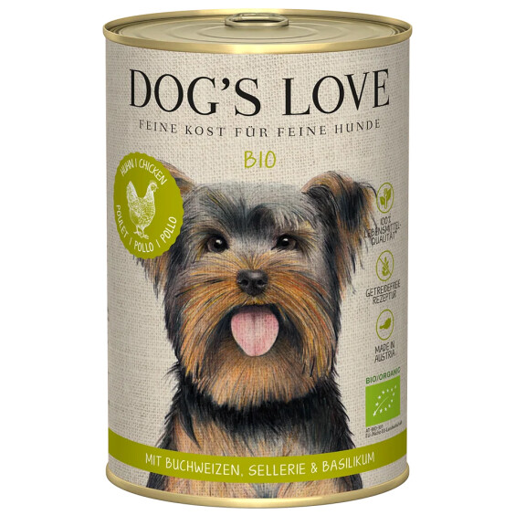 Dog's Love Pâtée BIO au poulet pour chien